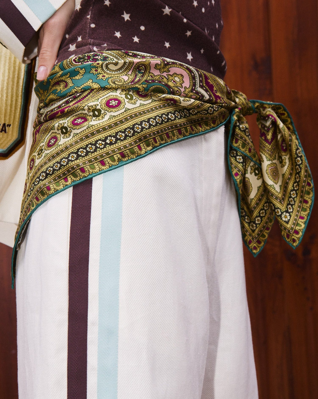Clemenza Silk Scarf | Multi