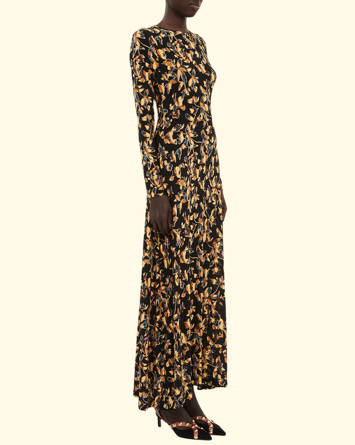 Amari Jersey Long Sleeve Dress | Solaris