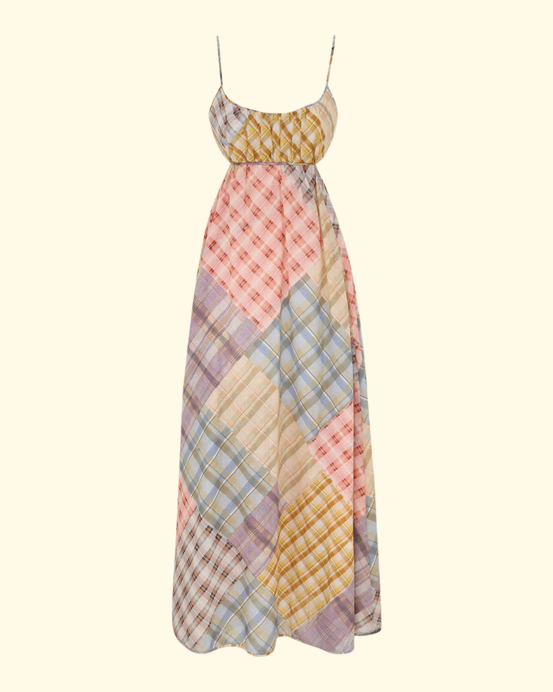 Lucky Picnic Maxi Dress | Patchwork
