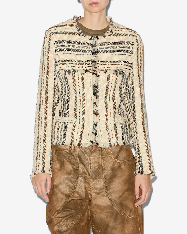 Izaria Jacket | Ecru