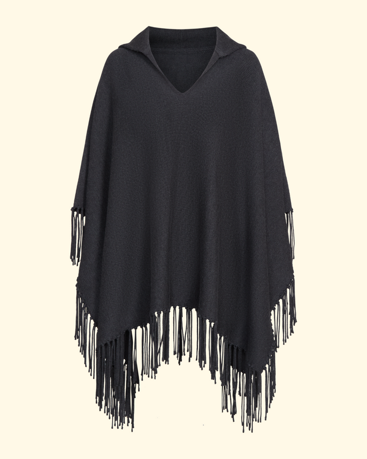 Take Me Home Poncho | Charcoal Grey
