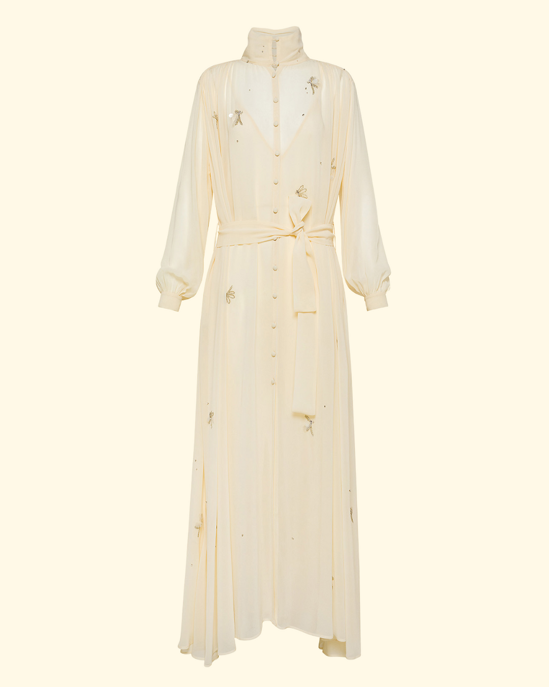 Carousel Des Sylphes Embroidery Dress | Cream