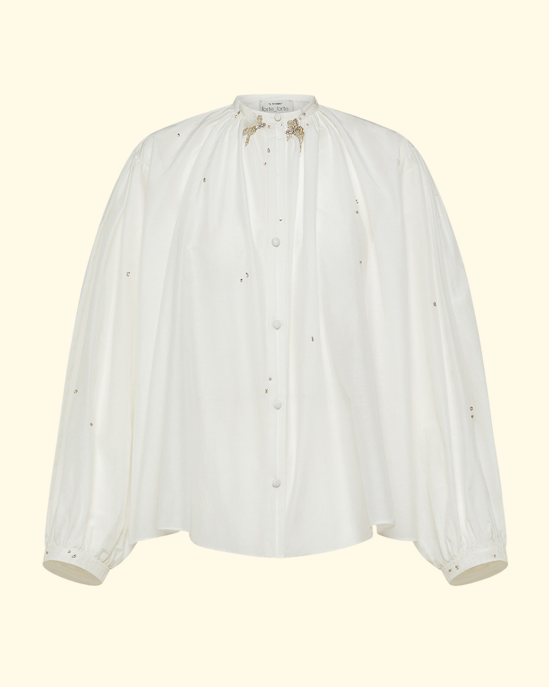 Carousel Des Sylphes Embroidery Shirt | Bianco