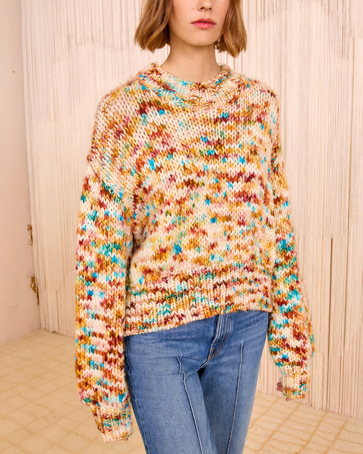 Maude Multicolor Knit Pullover | Opal