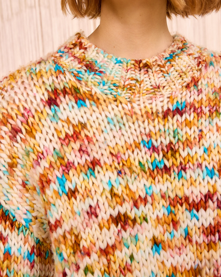 Maude Multicolor Knit Pullover | Opal