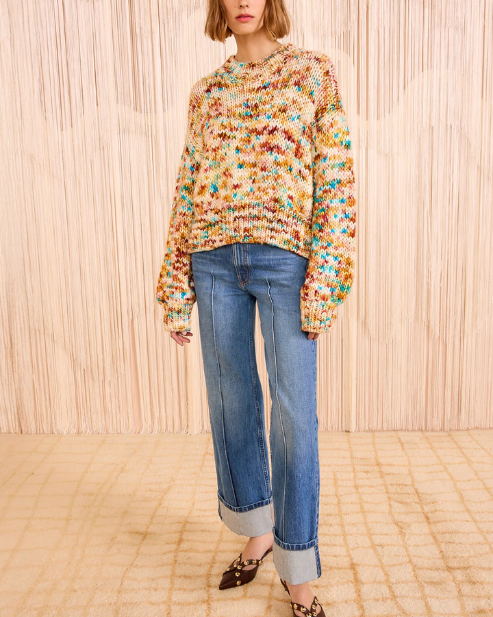 Maude Multicolor Knit Pullover | Opal