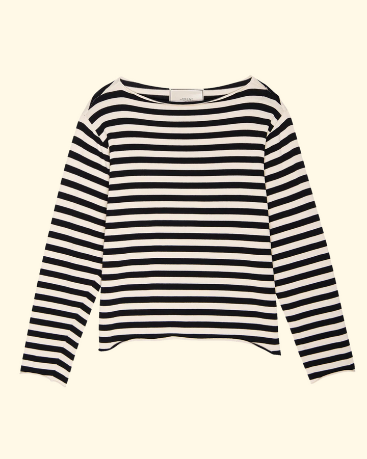 The Sailor Sweater | Black Stripe
