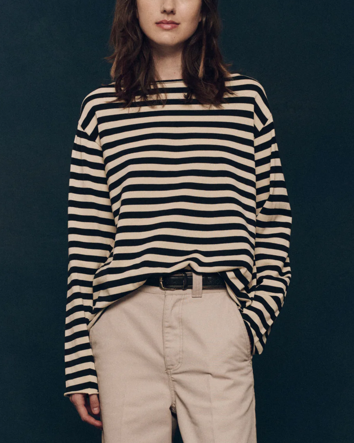 The Sailor Sweater | Black Stripe