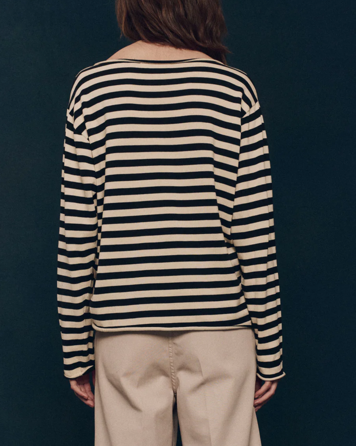 The Sailor Sweater | Black Stripe