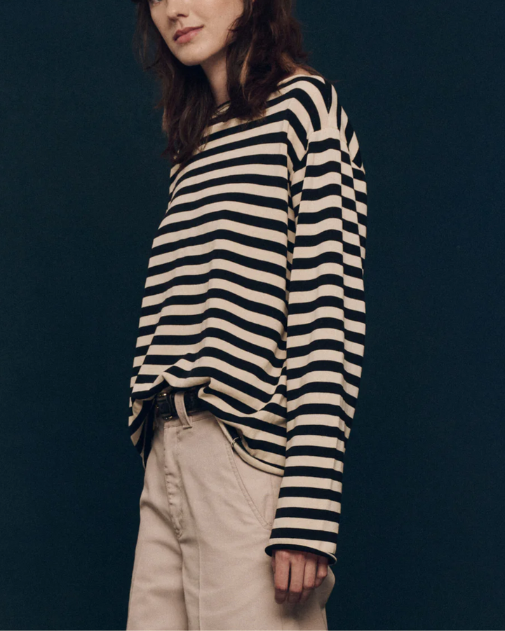 The Sailor Sweater | Black Stripe