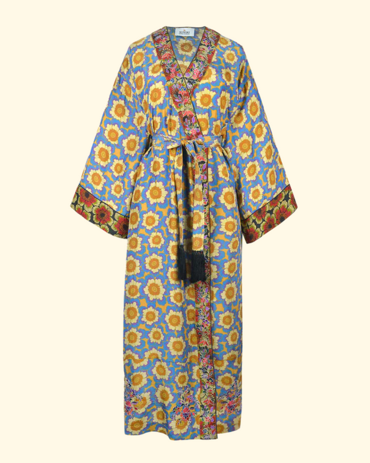 Opium Dress | Blue Print