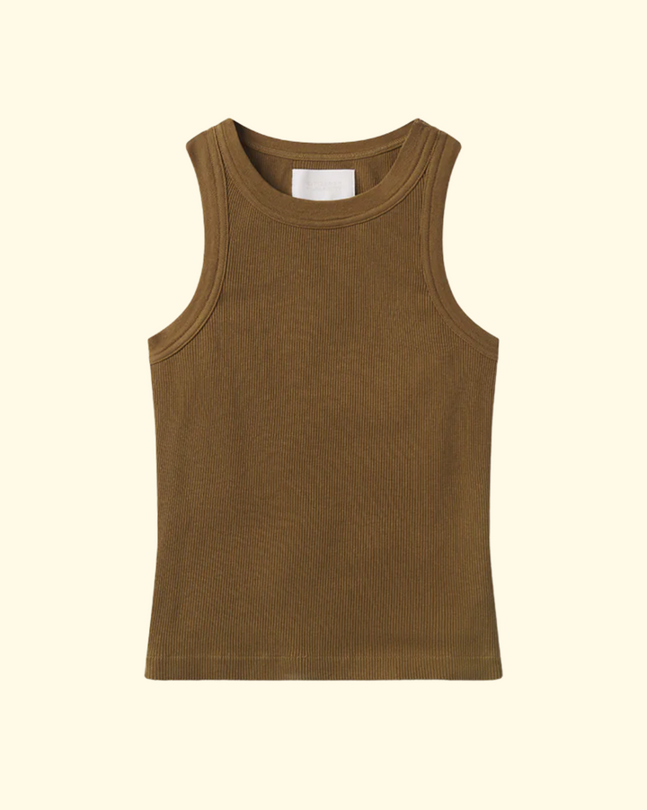 Isabel Rib Tank | Manuka
