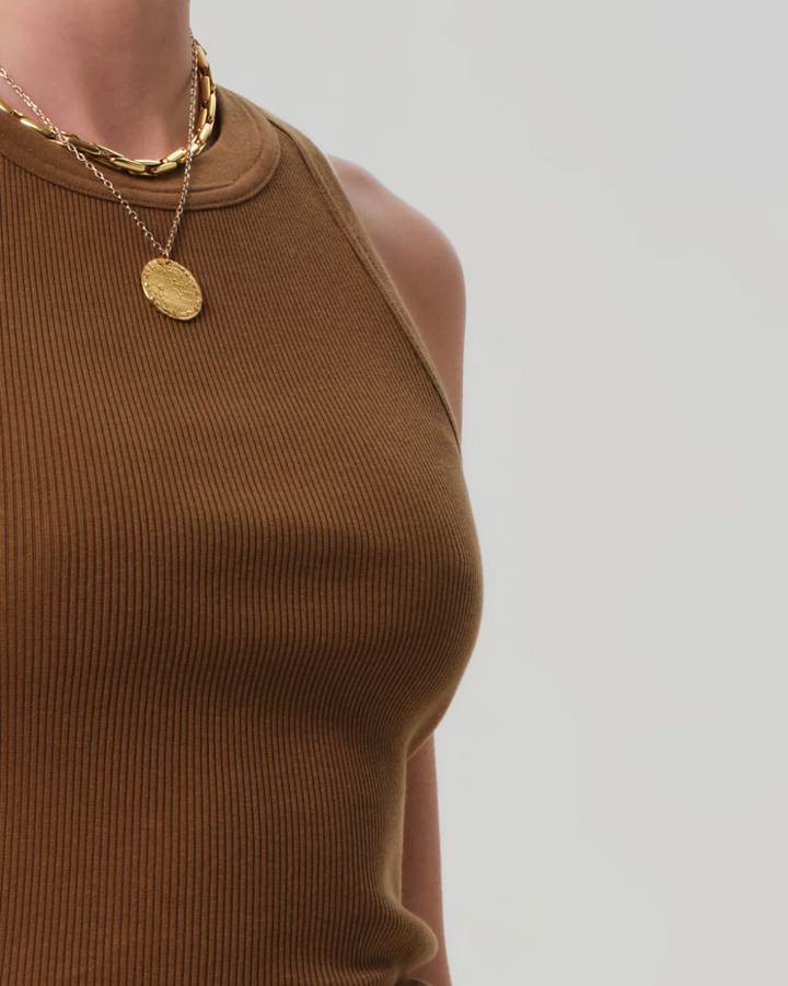 Isabel Rib Tank | Manuka