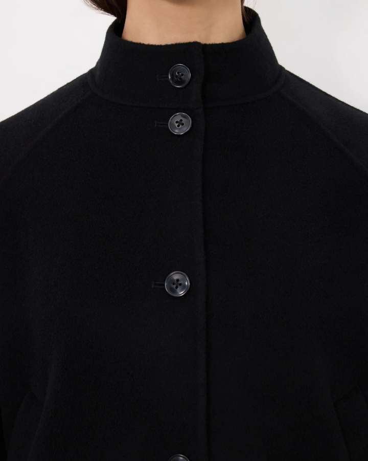 Nyma Cropped Jacket | Black