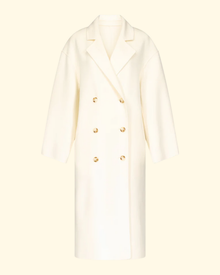 Borneo Long Coat | Ivory