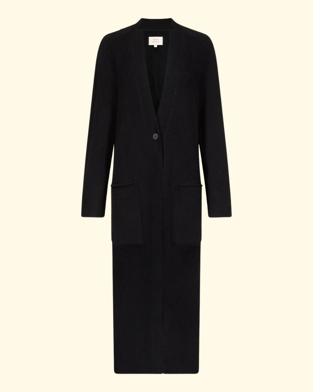 Smet Maxi Knit Cardigan | Black