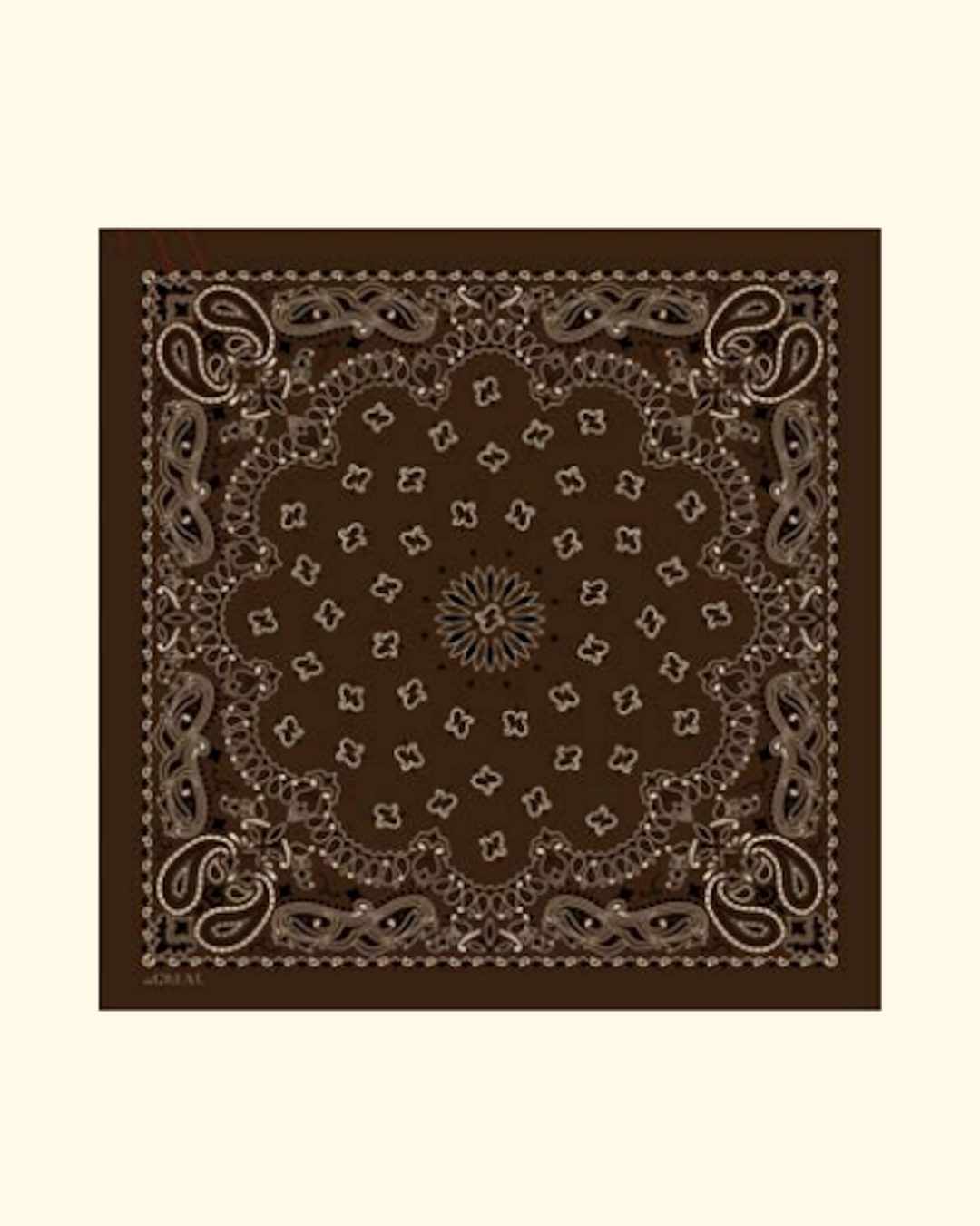 The Silk Bandana | Chocolate