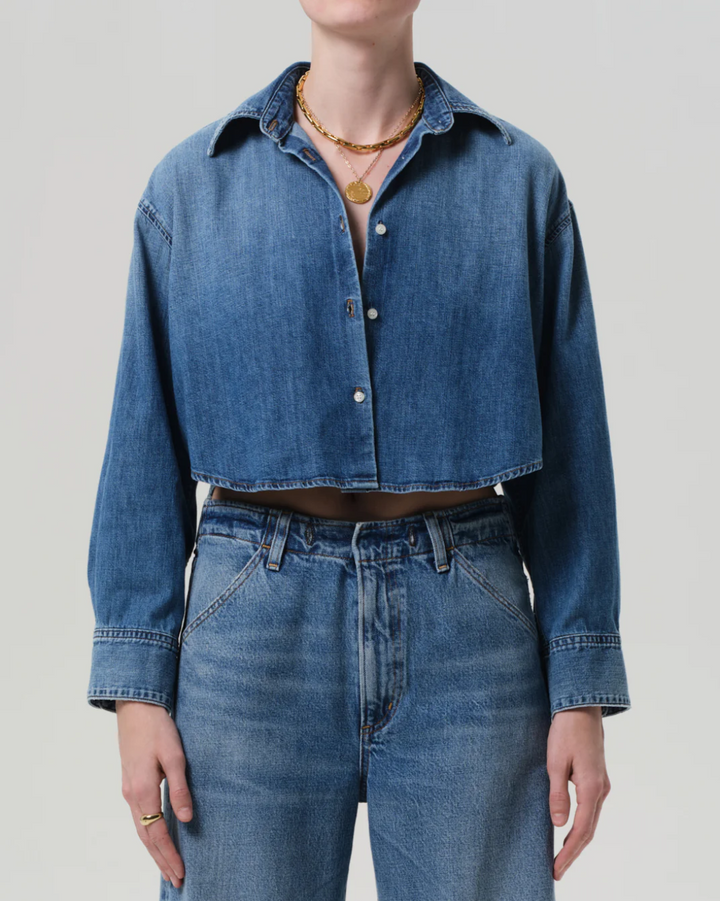 Ana Cropped Shirt | Somerset