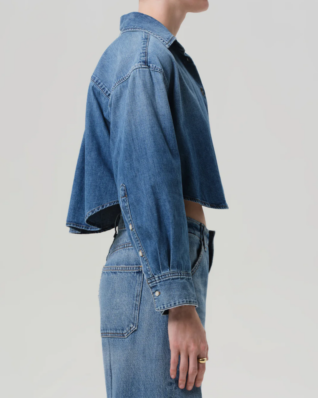 Ana Cropped Shirt | Somerset