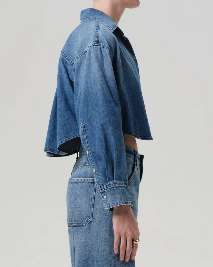Ana Cropped Shirt | Somerset