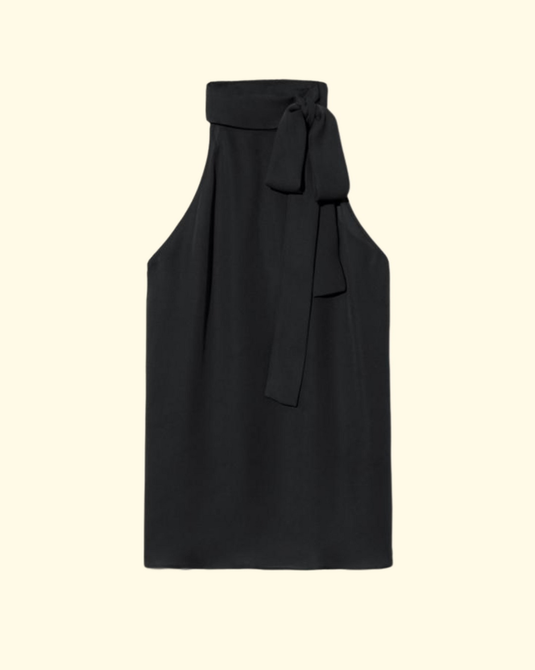Alla Halterneck Top | Black