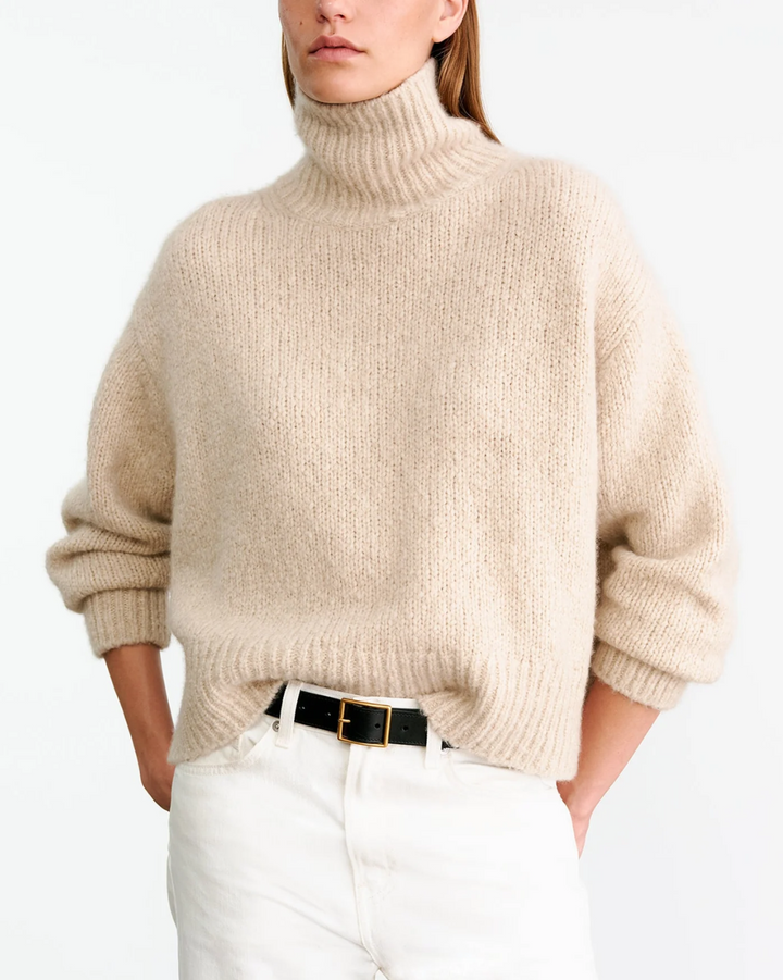 Tabitha Sweater | Beige Melange