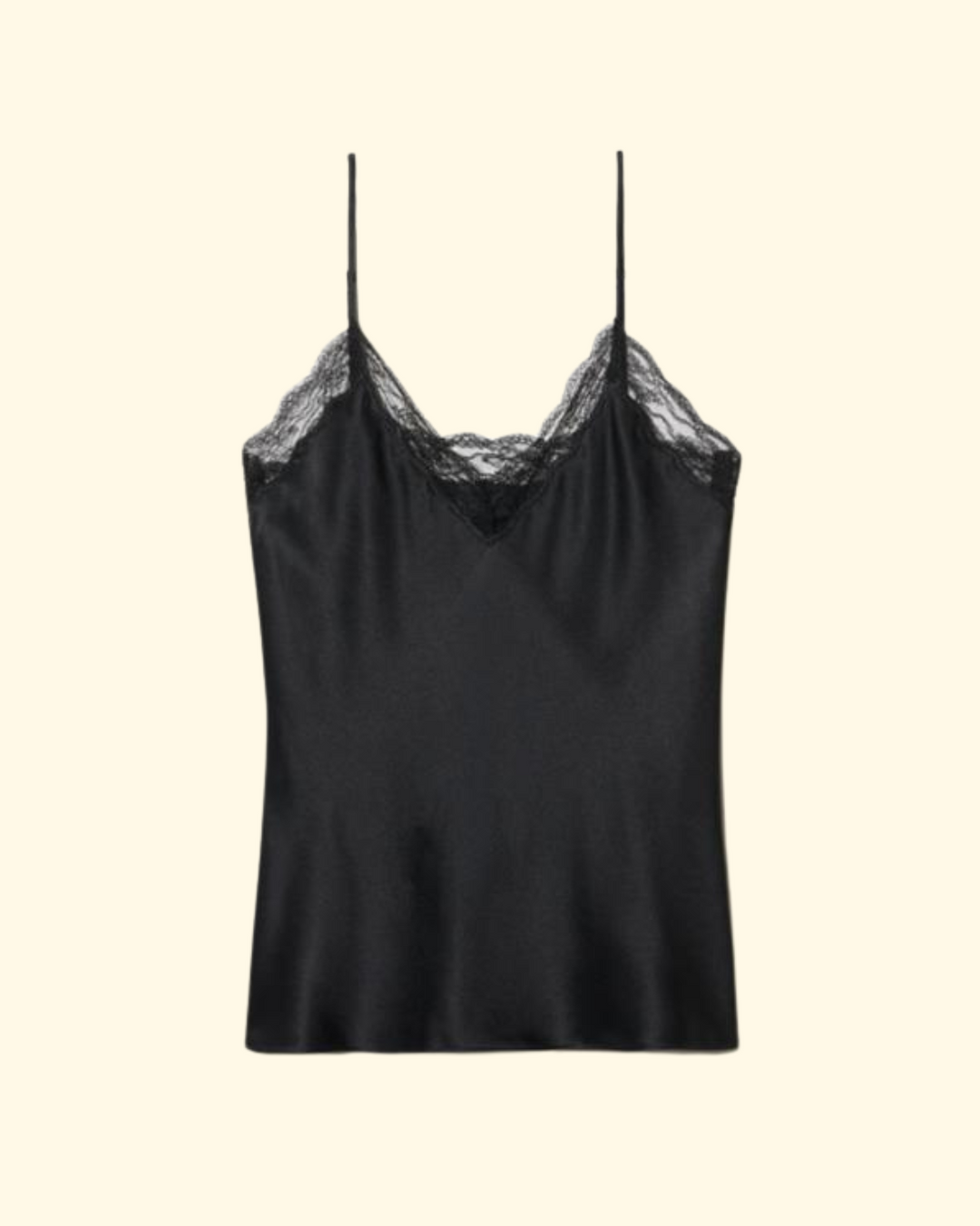 Elara Lace Cami | Black