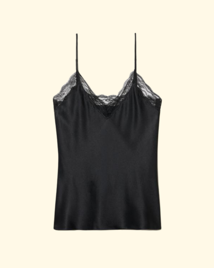Elara Lace Cami | Black