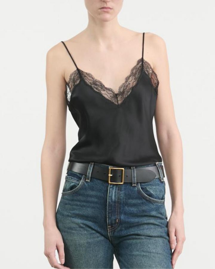 Elara Lace Cami | Black