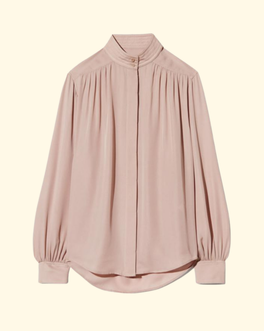 Revi Blouse | Nude