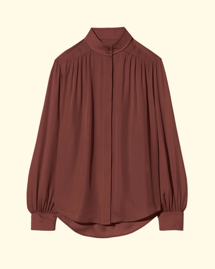 Revi Blouse | Burgundy