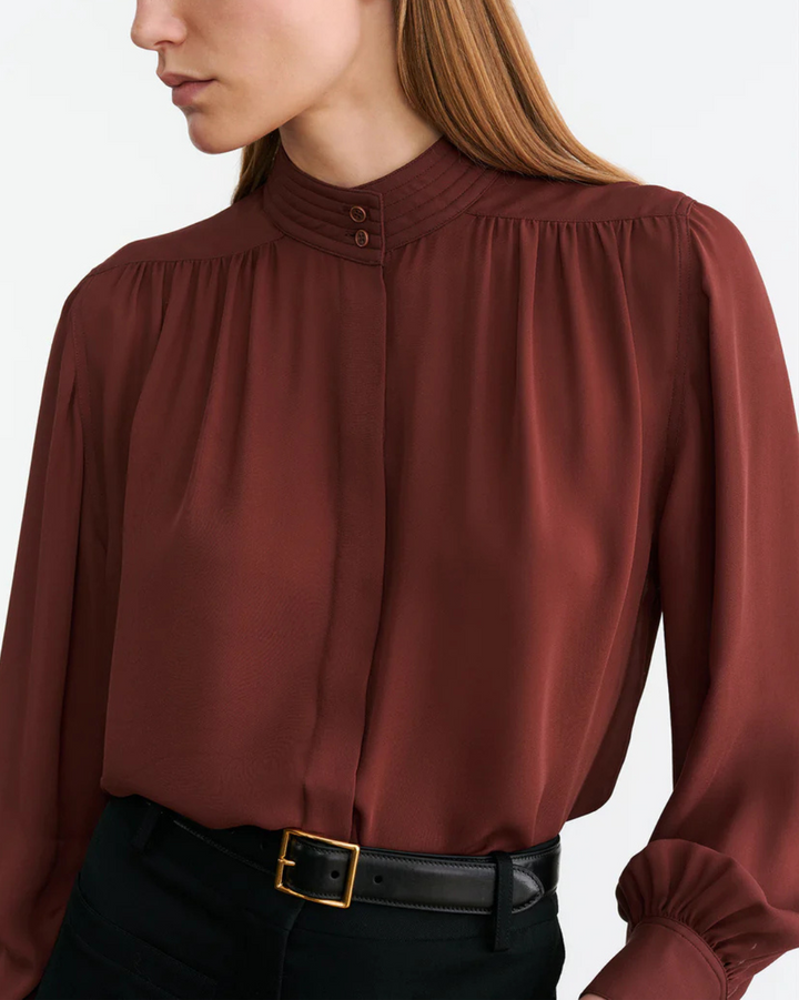 Revi Blouse | Burgundy