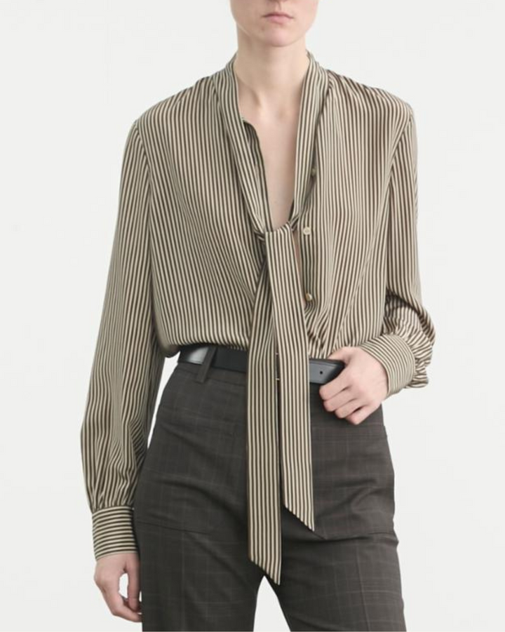 Irina Top | Chocolate Stripes