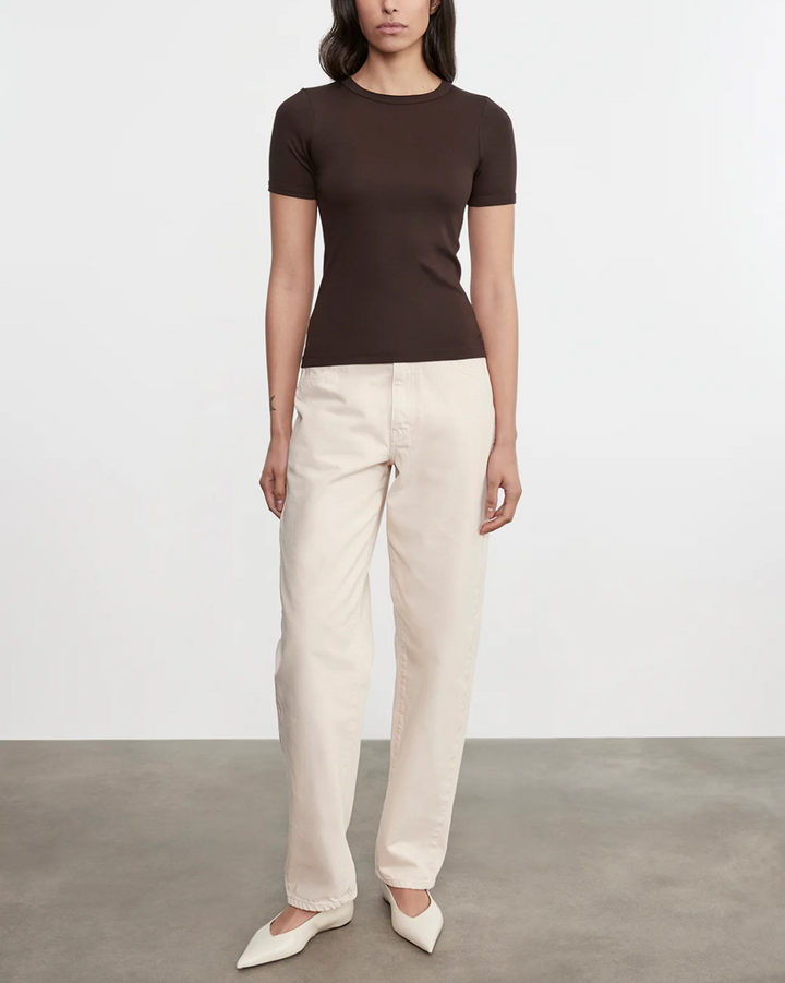 Supima Cotton Classic S/S Tee | Coffee Bean