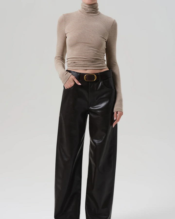 Caradene Turtleneck | Oatmeal Stripes