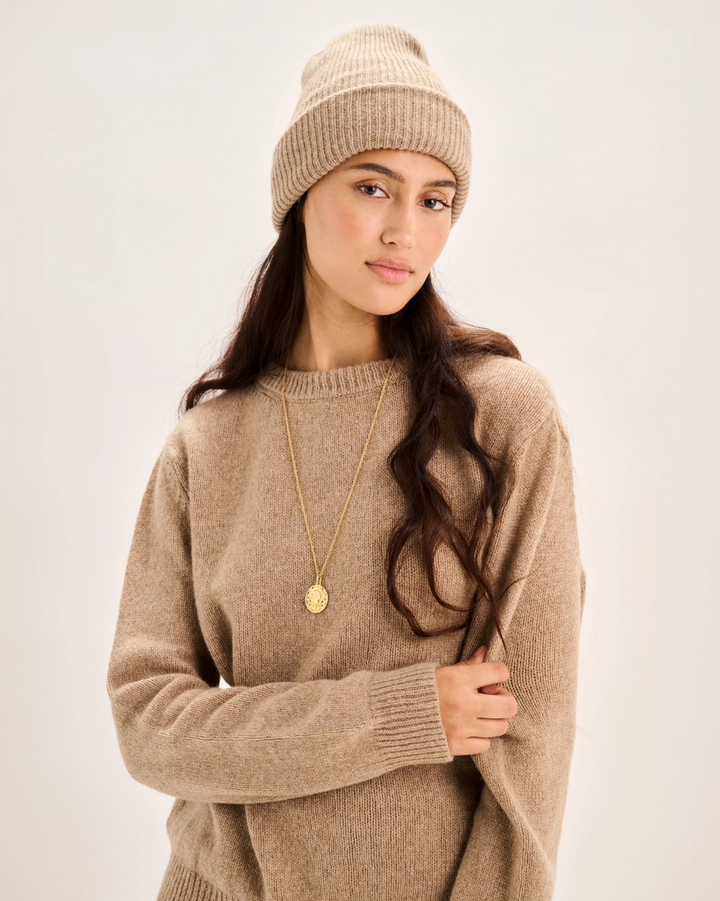 Bebe Beanie | Camel Cashmere