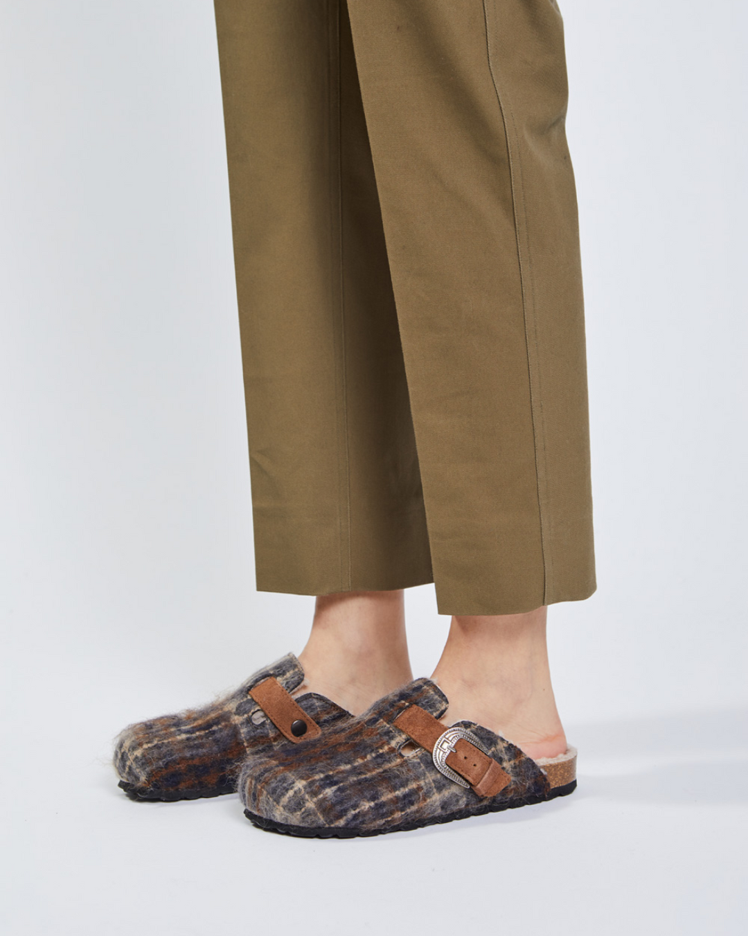 Scarpe Birken | Blue Plaid