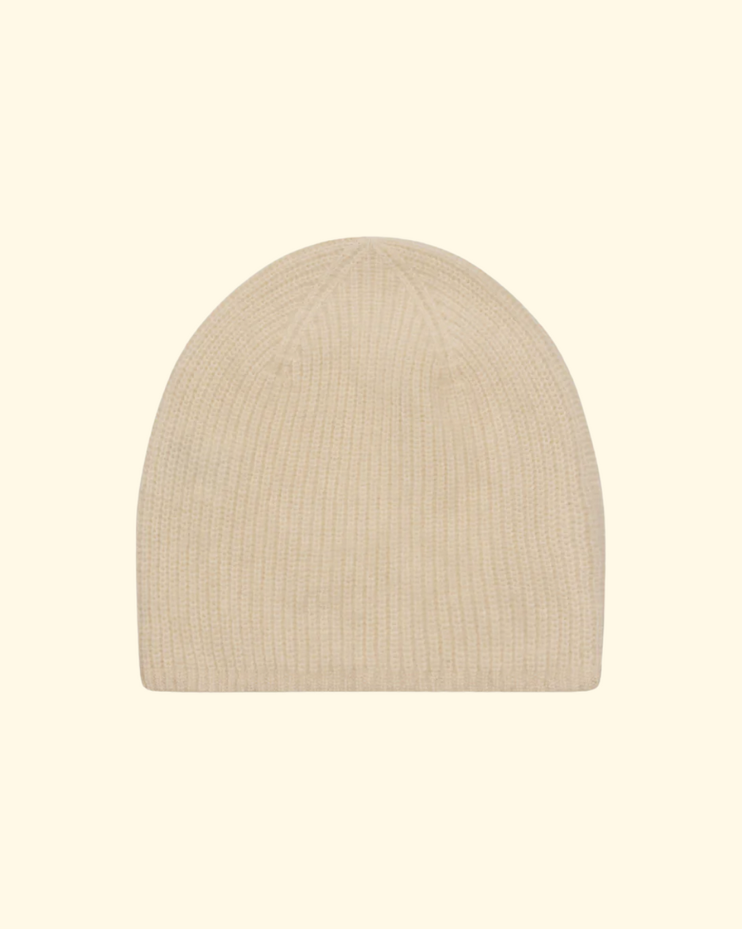Flyn Cashmere Beanie | Ivory