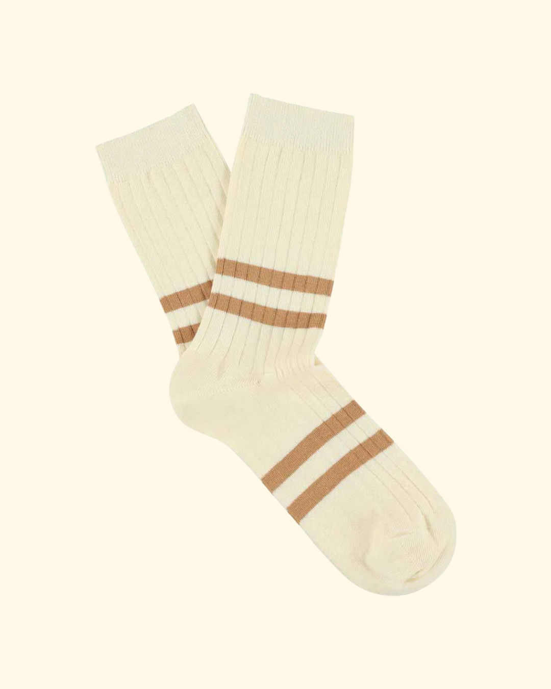 Ankle Socks | Ecru / Pink