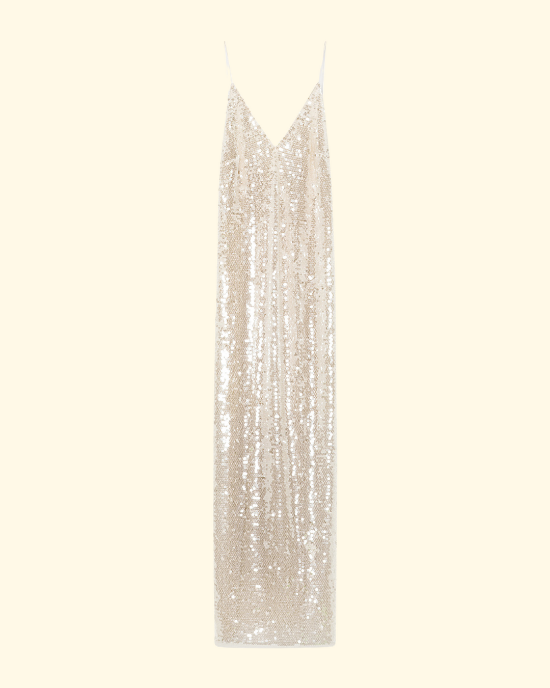 PREORDER Liquid Sequins Slip Dress | Crystal