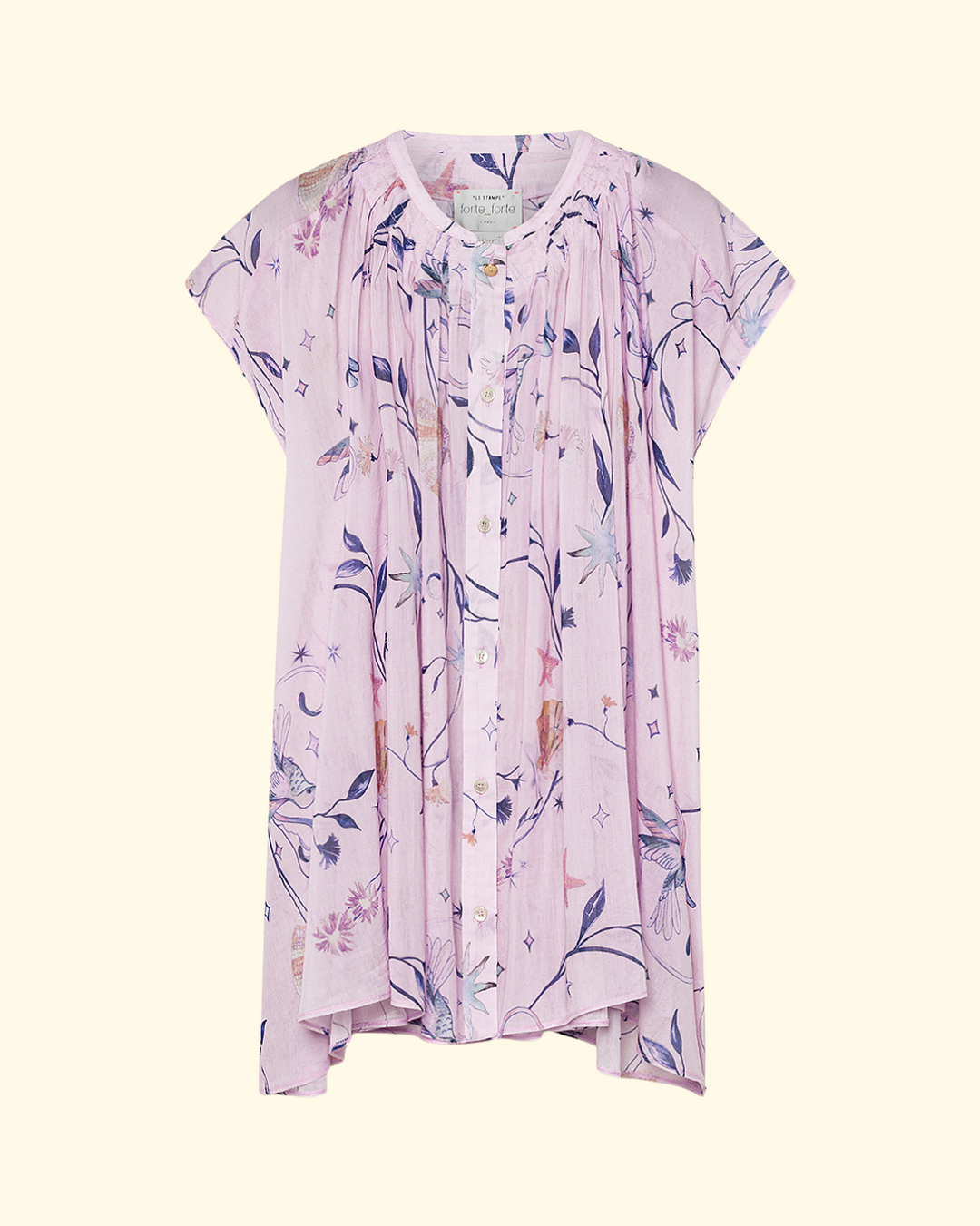 PREORDER Deliverance Print Voile Sleeveless Shirt | Sweet