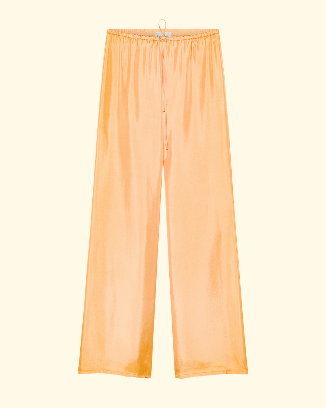 PREORDER Chic Viscose Twill Regular Drawstring Pant | Mandarine