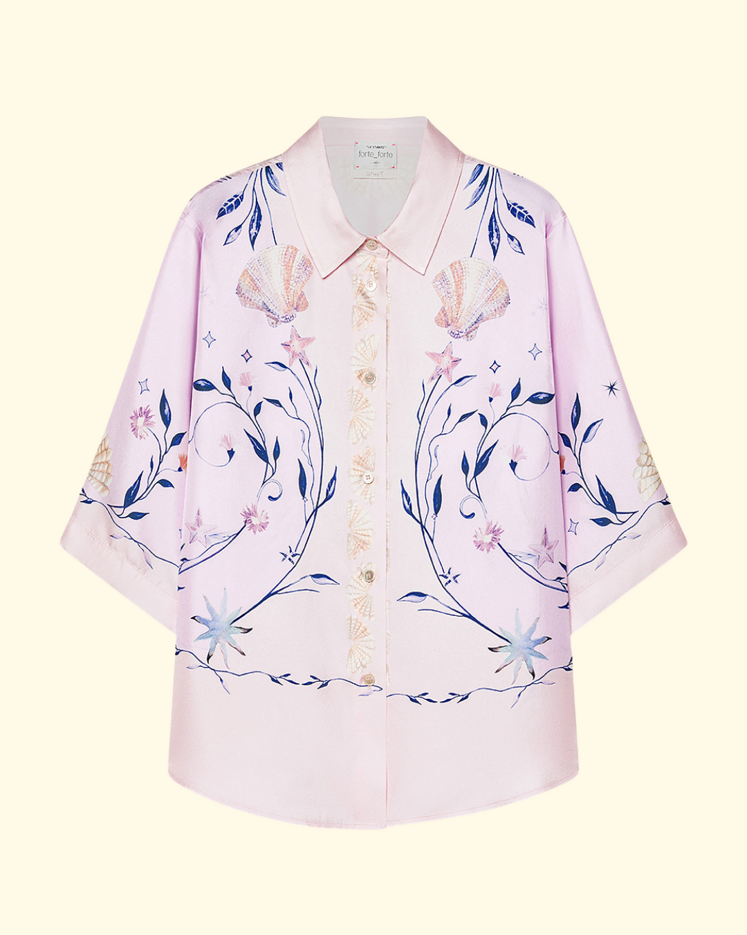 PREORDER Deliverance Print Twill Half Sleeves Shirt | Sweet