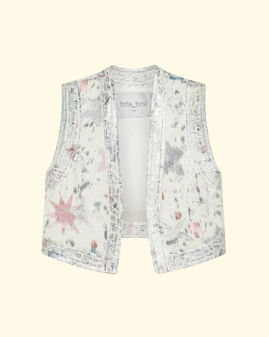 PREORDER Les Folies Chine Jacquard Vest | Lucente