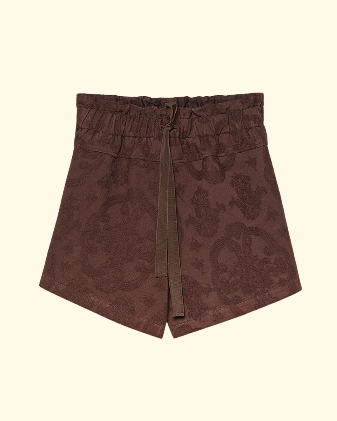 PREORDER Arabesque Cotton Jacquard Shorts | Fondant