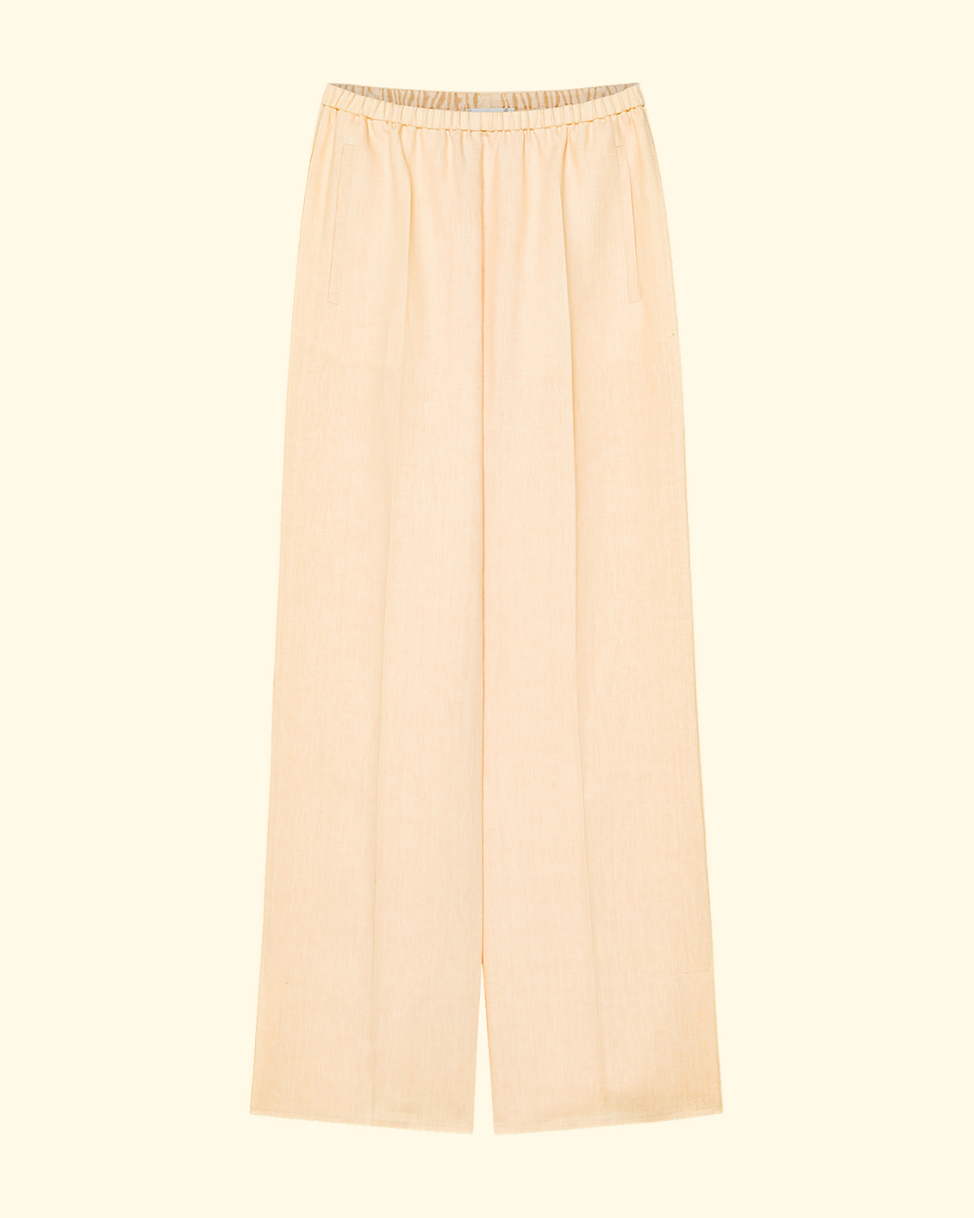 PREORDER Chic Linen Cloth Elasticated Pants | Honey