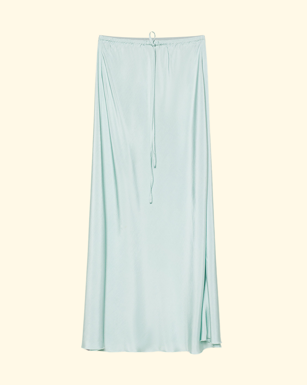 PREORDER Twill Viscose Midi Skirt | Plume
