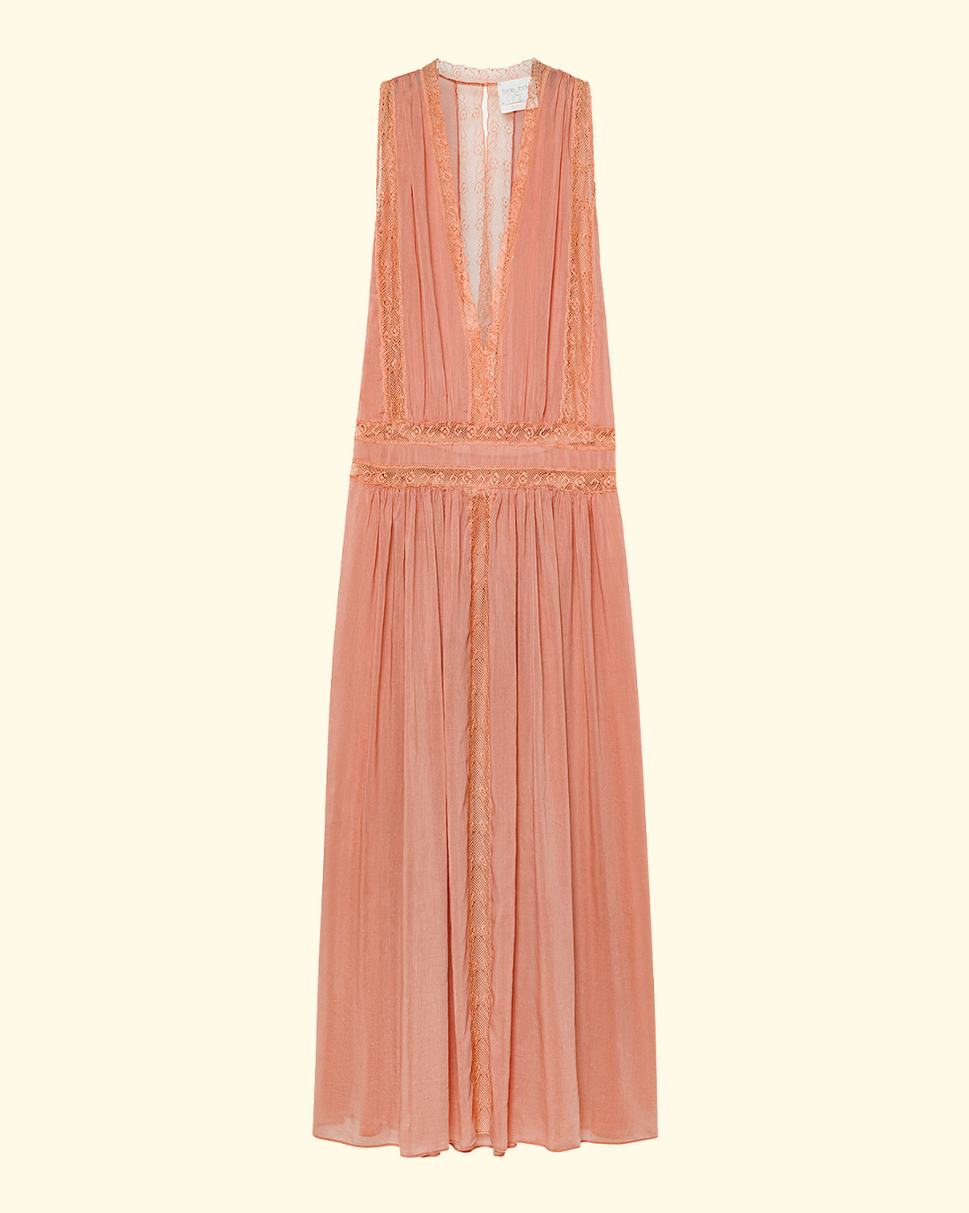 PREORDER Co/se Voile and Lace Midi Dress w/ Slip | Roseo