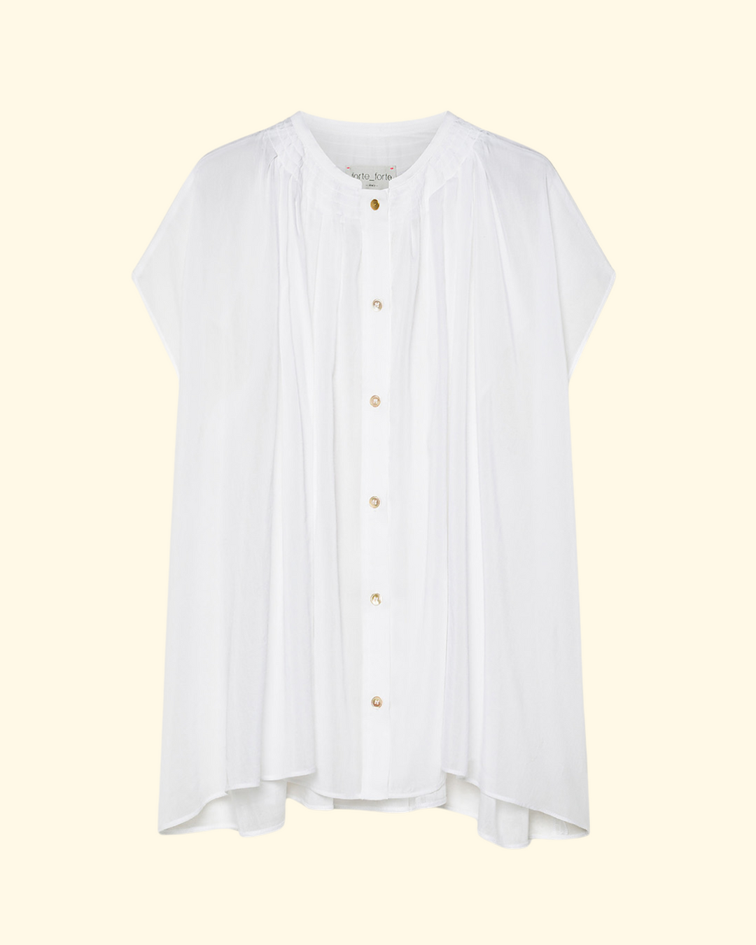 PREORDER Co/se Voile Sleeveless Bohemian Shirt | Crystal