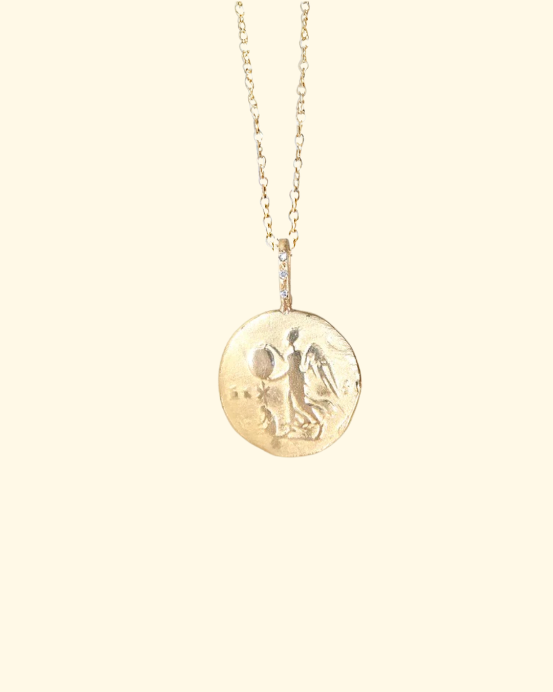 The Woman Zodiac Virgo | 14k Yellow Gold